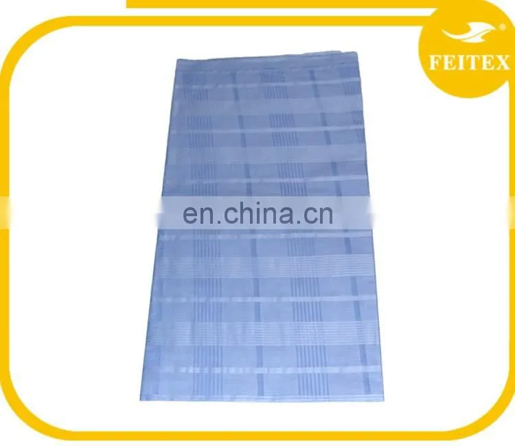 Light Blue Guinea Brocade Fabric Cotton Bazin Riche African Cotton Textile In Fabric Clothing Damask For Wedding Party FEITEX