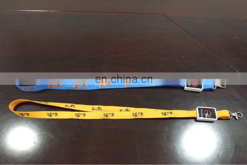 Custom Lanyard with card holder for exhibition led flashing lanyards ultra-high-bright led light lanyard