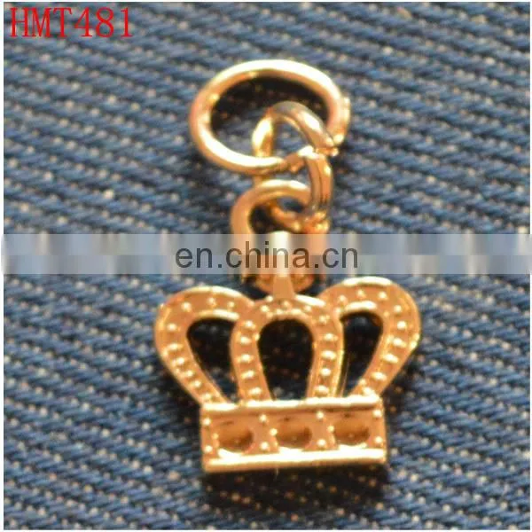 zinc alloy gold color zipper puller