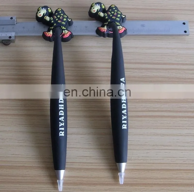 21 Baseball Company Logo Soft PVC Ball Point Pen For Promotional Gifts