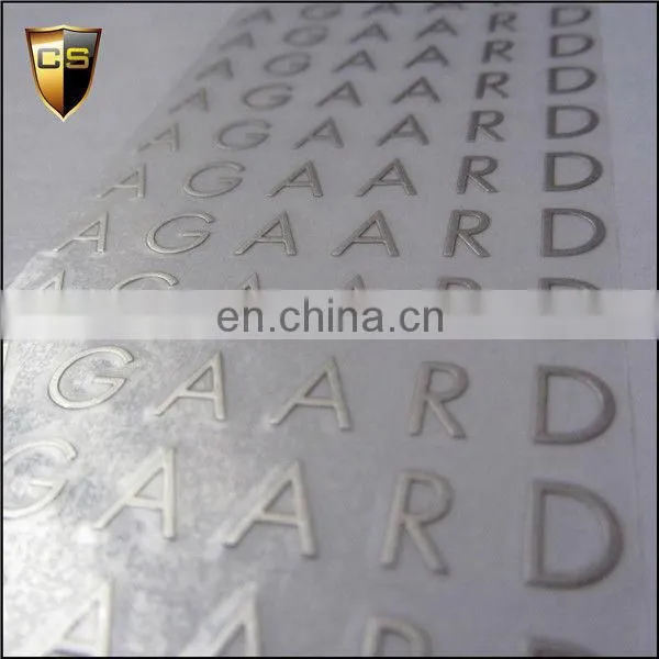 logo metal sticker