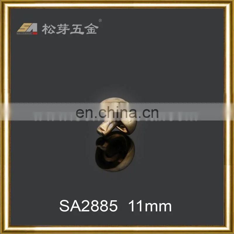 Dongguan hardware accessory metal purse rivets, mushroom head rivet new fashion 2016