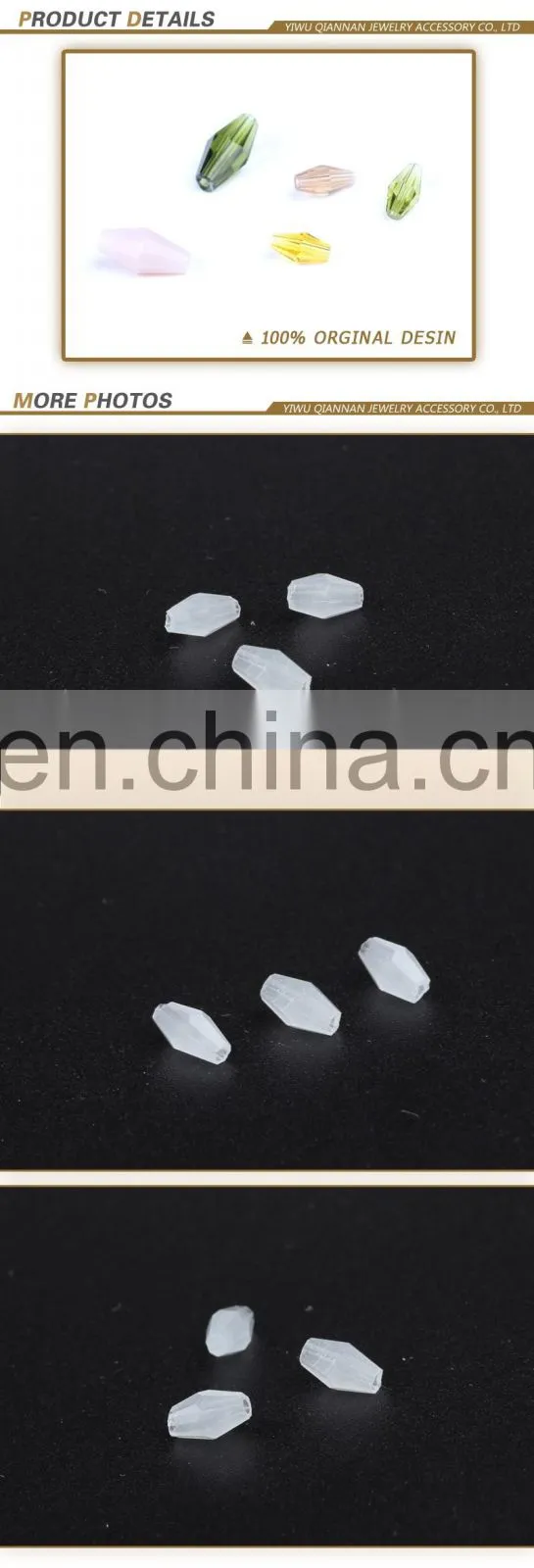 Decorative hole bead Clothing scattered beads for clothing bags garment jewelry making bicone