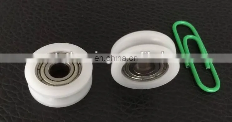polyurethane pulley PU rubber coated bearing 695ZZ PU0517-6 U Coated Bearing