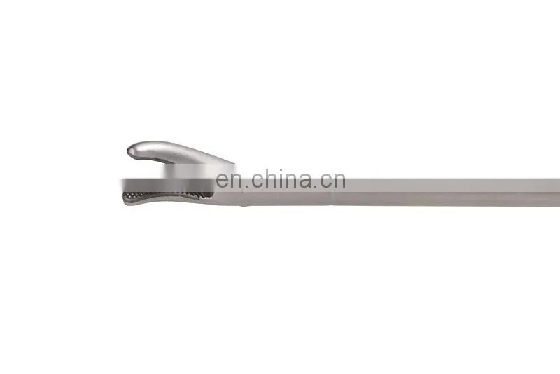 Reusable laparscopic curved needle holder left handle needle holder