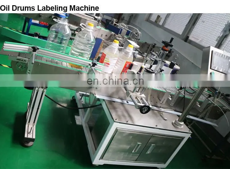 Oil Plastic Bottle Shrink Sleeve Labeling Machine , 1.8L Bucket Labeling Machine