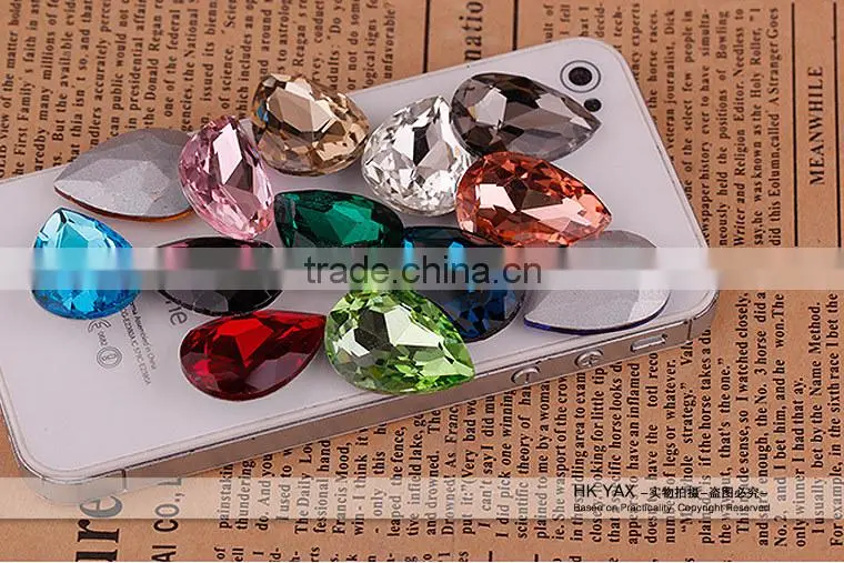 0204L China factory High Quality fancy glass stone,fancy glass stone for jewelry,wholesale decorative colored glass stones