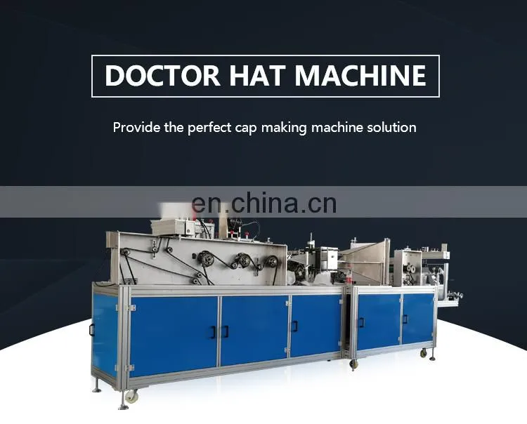 nonwoven doctor cap with Elastic Band welding machine