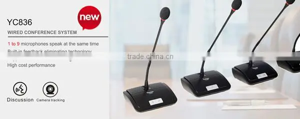 Professional conference discussion system video conference microphone system YC836