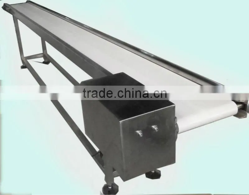Automatic head drived straight pvc belt conveyor