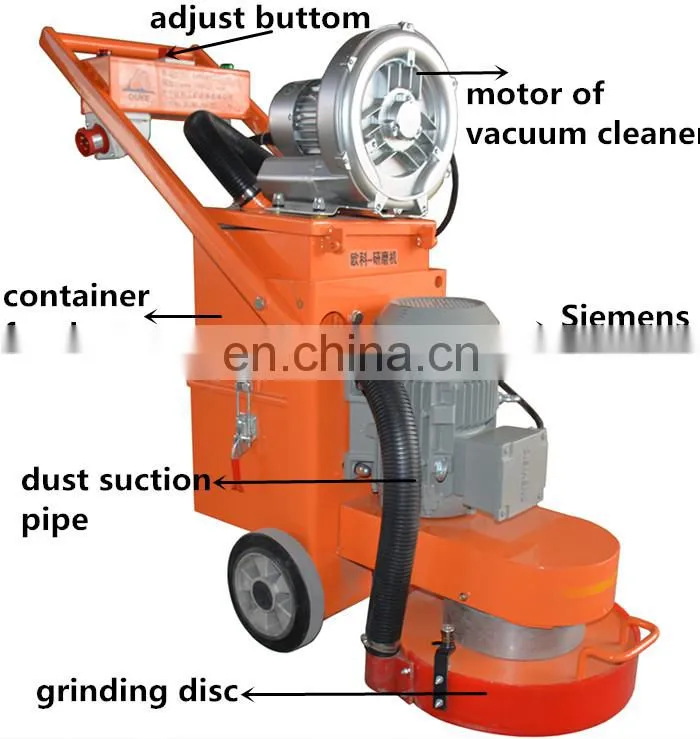 Electric terrazzo concrete grinding domestic floor polishing machine
