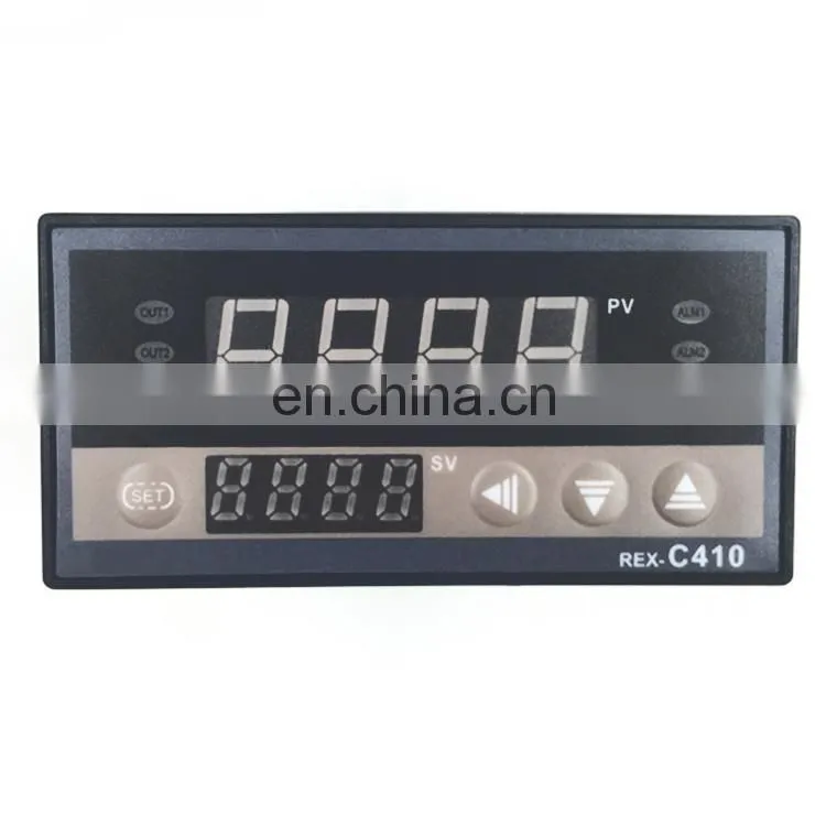 Digital PID Temp Controller REX-C410 48*96mm Horizontal, Input thermocouple K Relay Output for heat Temperature Controller