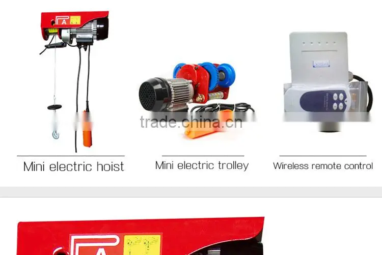 China remote control winch remote control crane mini electric lift