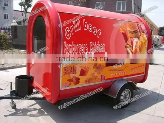 Mobile Food Trailer/ Caravan Trailer For Sale/ Food Concession Trailer For Sale