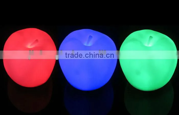 LED apple Color Changing LED Night Light