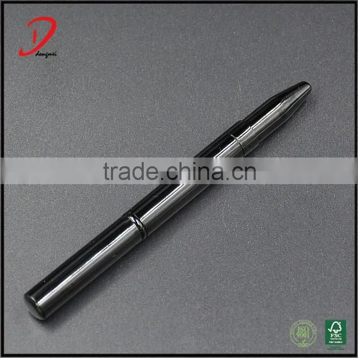 Wholesale Private Label OEM Black Metal Handle Retractable Lip Brush