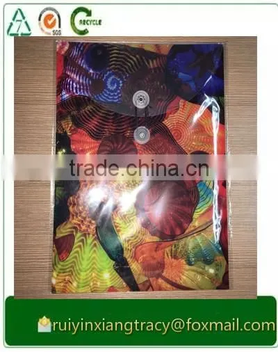 PP Material and Document Bag Type clear plastic file envelopes
