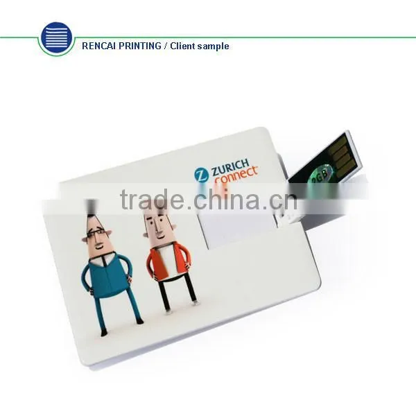 China 1gb USB Flash Drive Black Business Crad Plastic USB Webkey