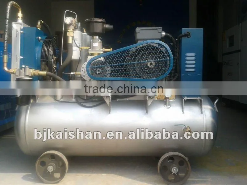 move stable Double tank for mine motor portable screw air compressor