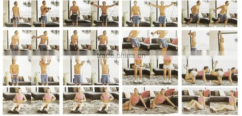 Multifunction fitness equipment spare parts ab exercise wheel