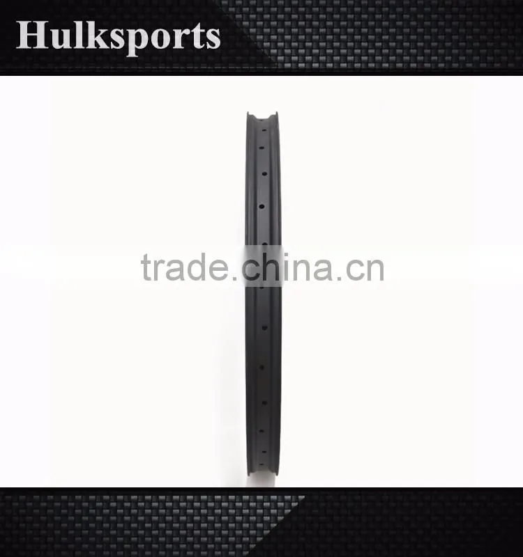 Factory price !! 29er* 52mm width bicycle rims carbon clincher Hookless Eyelet carbon bicycle rim hookless 29 carbon rim