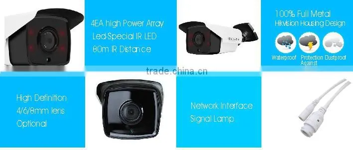 Sony IMX322 CMOS H.264 bOX Camera 2.0MP HD IP POE Bullet Camera Color IR Bullet Camera