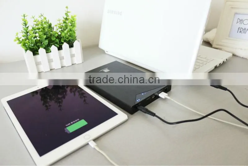 Aluminum 20000mAh laptop charger 20000mah for laptop