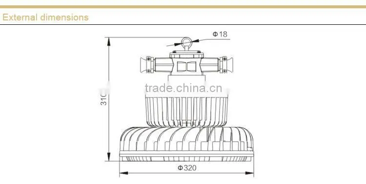 Explosion proof LED roadway lights
