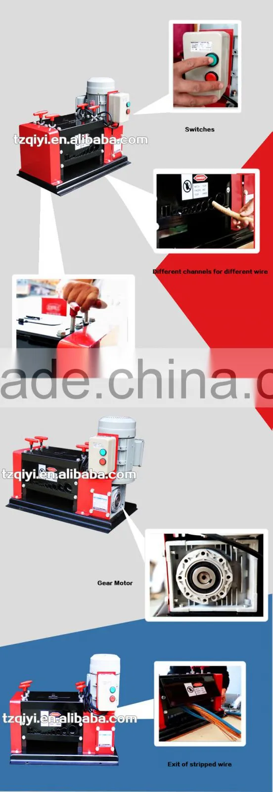 DX-QYAF5 Multifunction fiber optical cable stripping machine ( factory price)