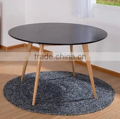 DT-4046-1 Classic eco-friendly solid wooden round dining table dining room furniture
