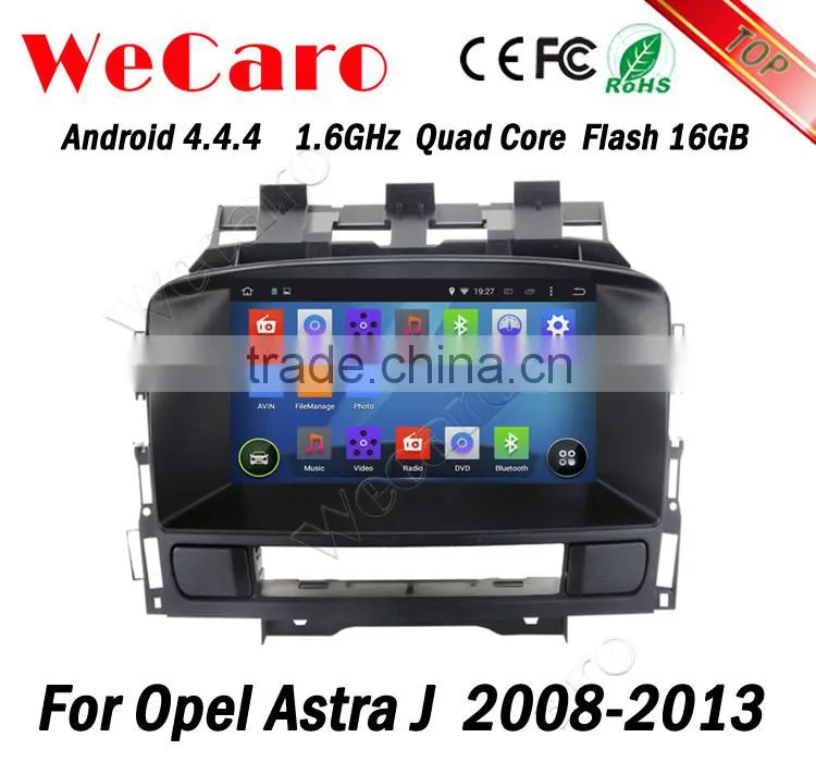 Wecaro WC-OU7882 Android 4.4.4 car stereo 1024 * 600 for opel astra j car radio WIFI 3G 16GB Flash 2008-2013
