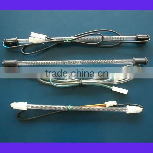 Quartz glass tube heater