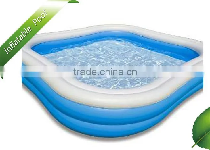 Square kids and adults inflatable kids pool