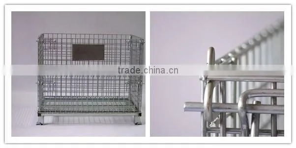 High quality warehouse storage collapsible box stack pallet