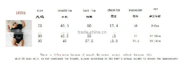 Wholesale Latest Kids Clothing Design Summer 2016 New Style Boutique Design Pure Cotton Wearing Letter Printed Toddler Rompers