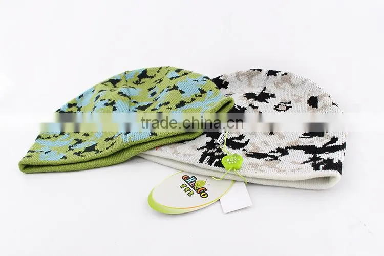 Wholesale keep warm cashmere wool knitted hat for 2-15years old children