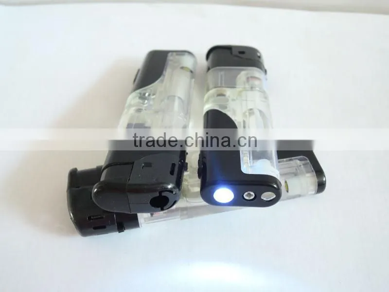 Wholesale cheap refillable torch lighter ,cigarette lighter with led