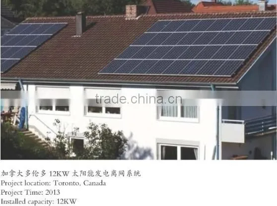 Solar electricity generating system for home, solar generator