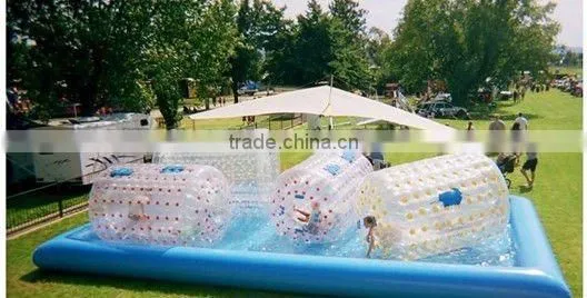 Hot selling TPU inflatable human roller in discount