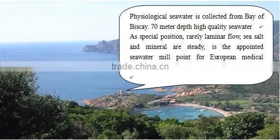 Physiological wound hygienic care sea water spray with low price