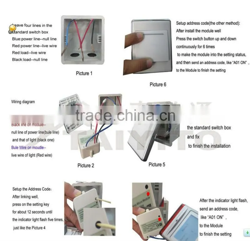 TAIYITO TDXE4203 Fluorescent Lamp Module (Max 1500W)/x10 mirco lamp module