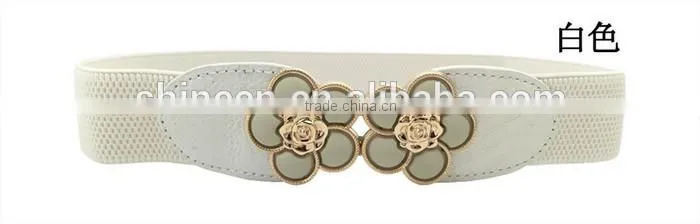 Korean Fashion Belt ,Sweet Flower Women's Casual Elastic Slimming Belt