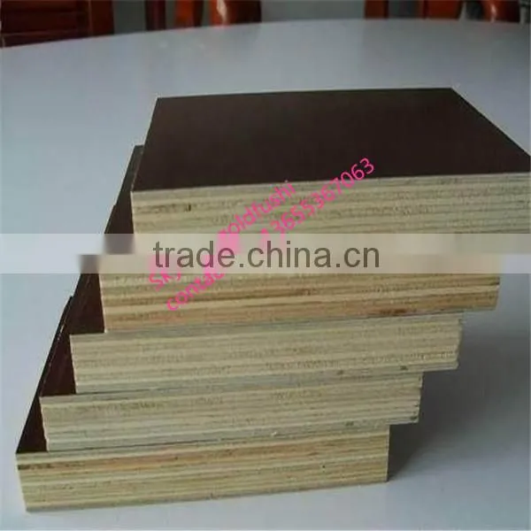 construction usage Poplar/Hardwood/Combi Core 18mm Film Faced Plywood
