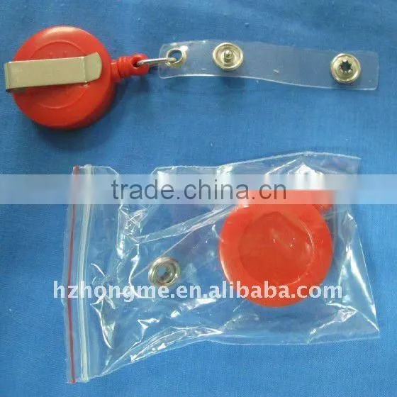 Badge reel lanyard