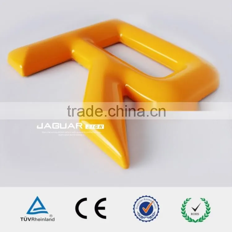 colorful vaccum forming plastic blister letter signs