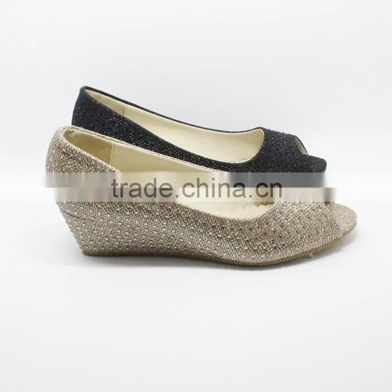 italy design elegant high heel lady crystal shoes