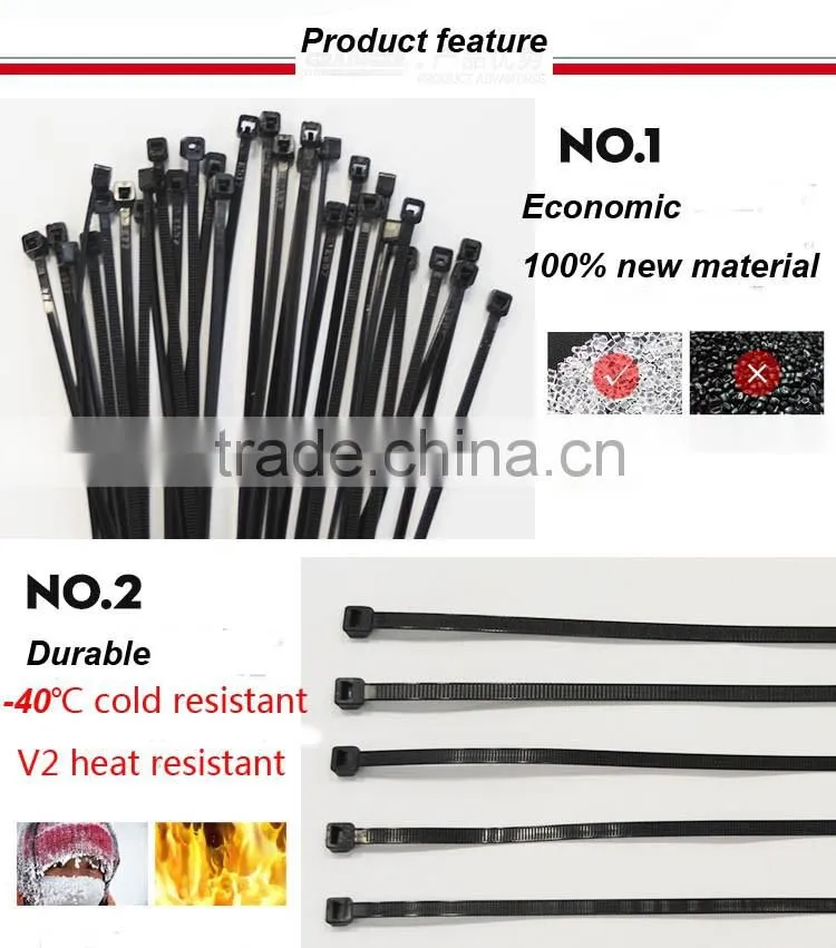 Heat Resisting Nylon 66 Cable Ties