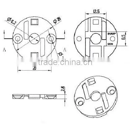 New sharp1208 cob holders in diodes for cob diode