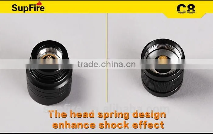 900 Lumen SupFire C8-T6 XML LED Flash Light