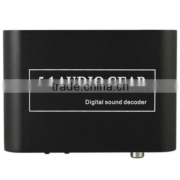 DTS AC3 Digital to Analog Stereo 5.1CH Audio Gear Digital Sound Decoder for Set Top Box HD player Blu-ray DVD PS2 PS3 XBOX360